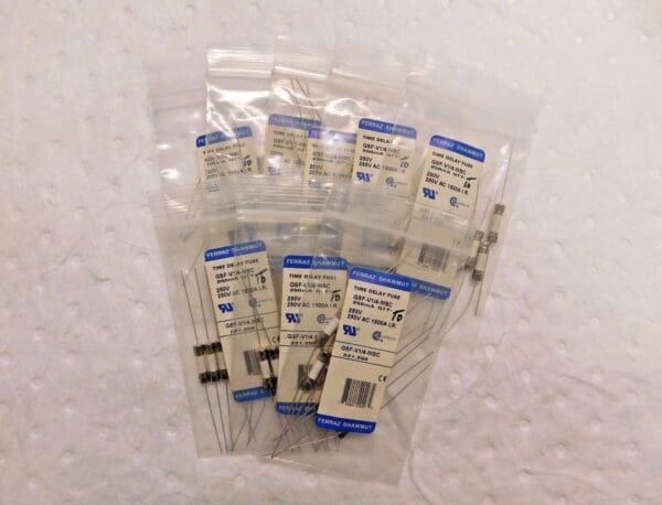 Ferraz Shawmut Time Delay Mini Ceramic Fuse 250V 0.25A 10PK Lot of 8 GSF-V1/4