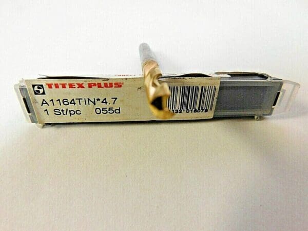 Walter Titex Plus Carbide Jobber Drill 140° Tin Coated A1164TIN-4.7