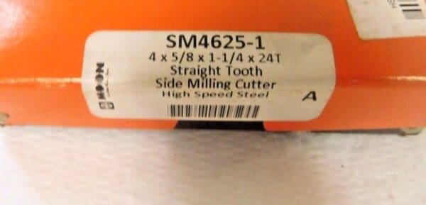 Moon Cutter Side Milling Cutter 4" Dia x 5/8" W HSS 24 Teeth SM4625-1