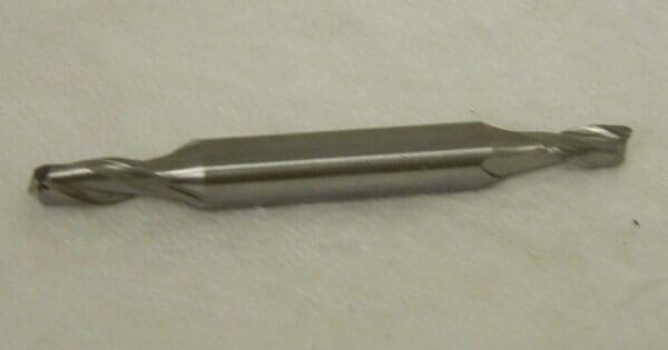 Morse Round Double End Mill 1/4" x 3/8" x 3-3/8" 2FL Bright HSS QTY 2 43416