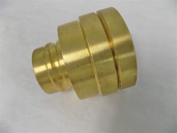 Parker 2" Brass Nipple Valved Female Coupler 2"-11-1/2 NPTF 3.72"OAL LBVHN32-32F