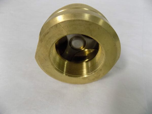 Parker 2" Brass Nipple Valved Female Coupler 2"-11-1/2 NPTF 3.72"OAL LBVHN32-32F