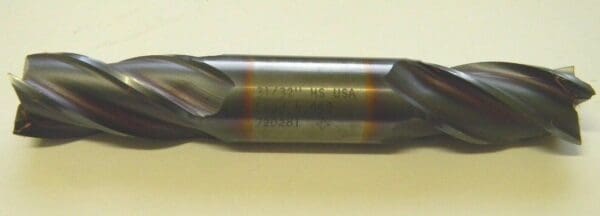 Cleveland Twist Drill HSS Double End Square End Mill 31/32" TiCN C33139