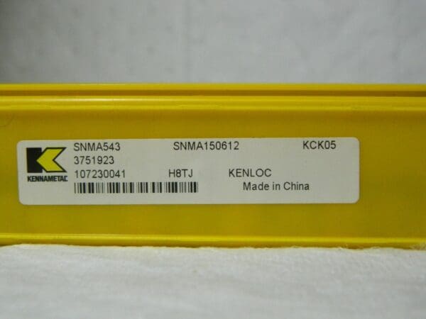 Kennametal Carbide Turning Insert SNMA543 Grade KCK05 Qty 5 3751923