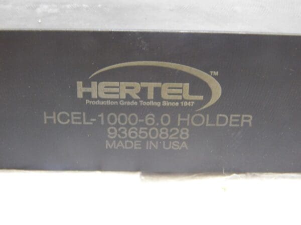 Hertel Indexible Cutoff Toolholder 1-5/8” Max Workpc Dia LH 1”x1” Shank 93650950