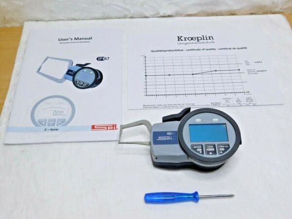 SPI Electronic Oditest Caliper Gage for Pipes & Tubes 0 - 0.39" Range 15-504-4