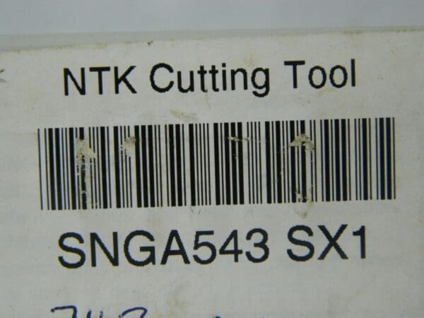 NTK SNGA543 SX1 Silicon Nitride Inserts Qty 10 74259011