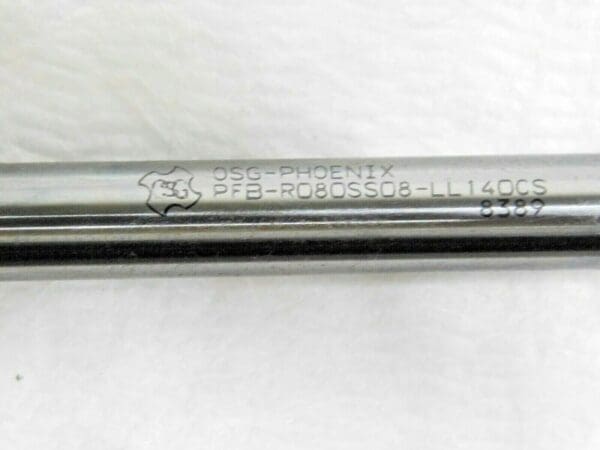 OSG Indexable Carbide Ball Nose End Mill 8mm Diam PFB-R080SS08-LL140CS 7801420