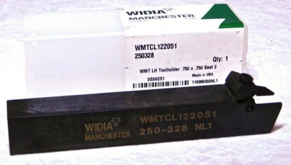 Widia Manchester MTC Toolholder .75” x .75” Seat-2 LH 5” OAL 250328 WMTCL122051