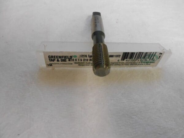 Greenfield M10x1.50 Metric Coarse Bottoming Thread Forming Tap QTY 3 17276