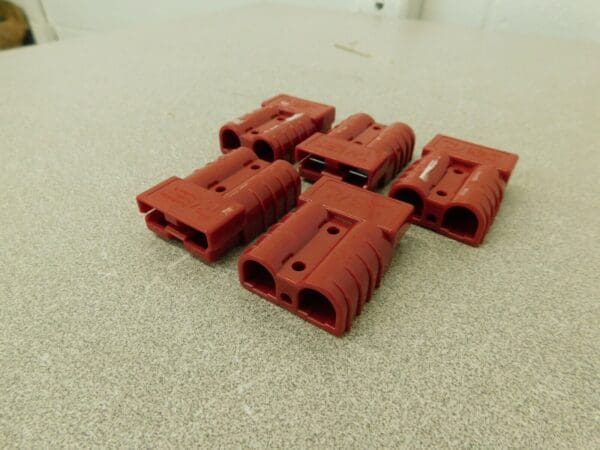 Anderson Battery Connectors 5 Pack Red 6 AWG 600 V 50 A