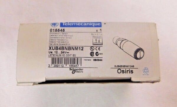 Telemecanique Diffused Photoelectric Sensor 4 Pin M12 Connector 0.1m XUB4BNBNM12