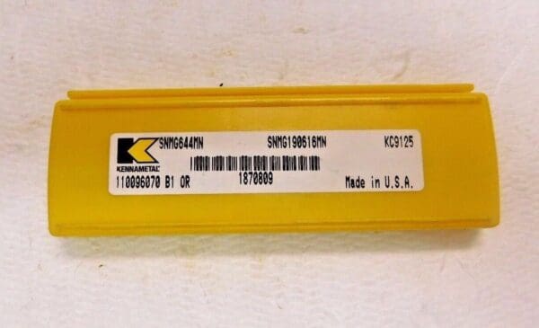 Kennametal Carbide Turning Insert SNMG644MN Grade KC9125 Qty 4 1870809