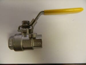 Legend 3/8" Valve Two-Piece Full Flow SS Ball Valve Model QTY 3 T-712