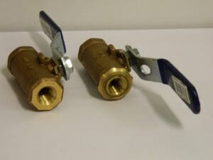 Nibco Bronze Ball Valves 600 WOG 1/4" Threading QTY 2 T-560-R-20