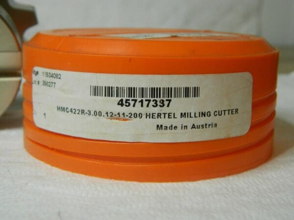 Hertel Indexable Square Shoulder Face Mill 3" Cutting Dia. 12 Inserts 45717337