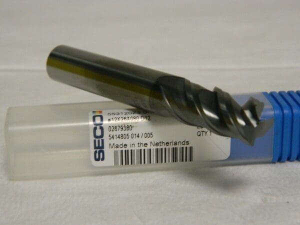 Seco Corner Chamfer End Mill 12mm Diam 3 FL SC 0.0006" Chamfer Width 51828