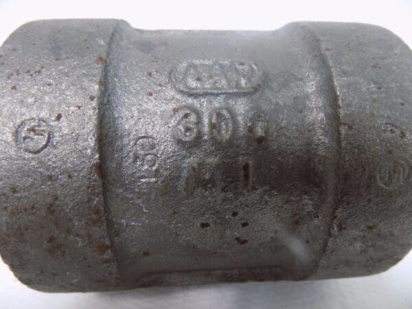 J.P. Ward Malleable Iron Straight Coupling 2" Class 300 3.62" Length