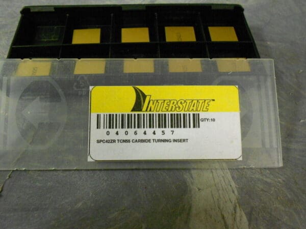 Interstate Carbide Turning Inserts SPC42ZR TCN55 Box of 9 #04064457