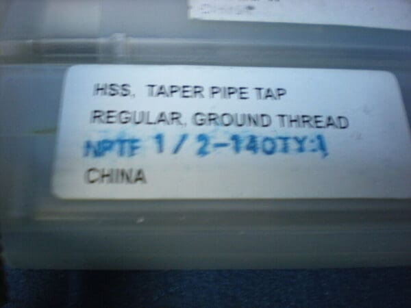 Interstate Pipe Taps 1/2"-14" NPTF HSS 4FL 3-1/8" x 1-3/8" #04668059