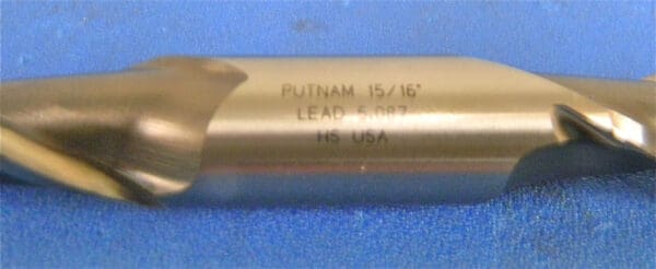 Putnam Tools Double End Mill 15/16" x 1" x 6-1/2" 2FL HSS B21 #94849