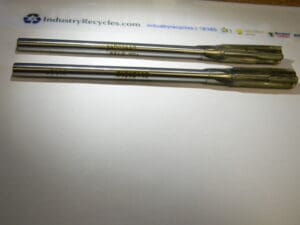 PTS Tools Bright Coated 0.3440" Carbide Tipped Reamers - Lot of 2 #24003440