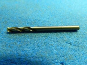 Metal Removal Carbide TiN Drill 0.154 x 0.866 150° Notch PT MR HP 3FL #M13993