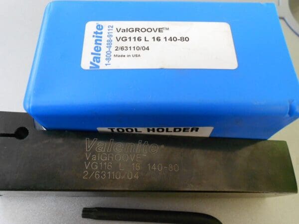 Valenite VALGROOVE VG116 L16 140-80 Toolholder