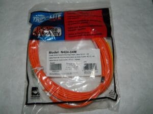 Tripp Lite Fiber Optic SC/LC Duplex Conditioning Patch Cable 13' N424-04M