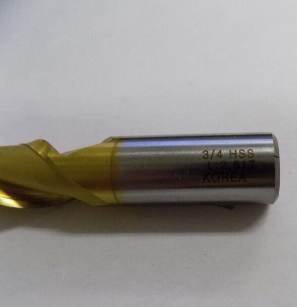 Precision End Mill 3/4" x 1-5/8" TiN 2FL #H2SRA-4806