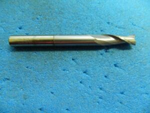 Metal Removal Single End Mill 3/8" x 3/8' x 1" x 4" Carbide 2FL TiCN #M34434