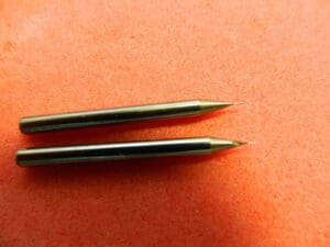 Metal Removal End Mill .015" x 1/8" x 0.45" x 1-1/2" 2-Flute Mini Carbide #M3128