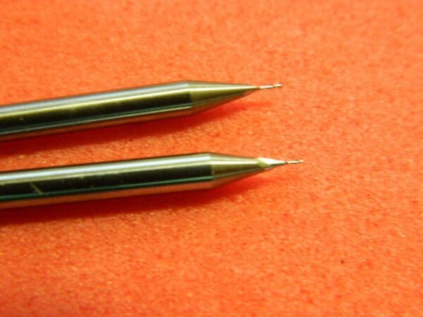 Metal Removal End Mill .015" x 1/8" x 0.45" x 1-1/2" 2-Flute Mini Carbide #M3128