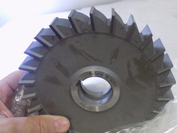 Dolfamex Side Milling Cutter 6" Diam. 26T HSS Plain Tooth #5-706-710