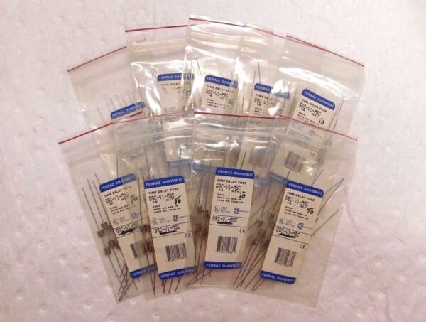 Ferraz Shawmut Time Delay Miniature Glass Fuse 250V 1A 10PK GSC-V1