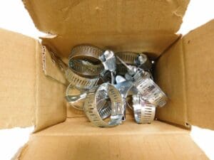 Galvanized Steel Hose Clamp w/Key 1-1/2" Dia 1/2" Wide 10PK Lot of 10 SO2131-5