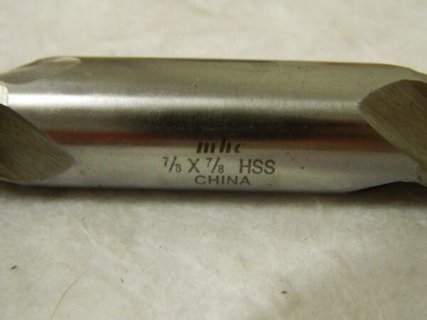 MHC Double End Square End Mill HSS 4FL 7/8" Diam x 1-7/8" LOC 01705565