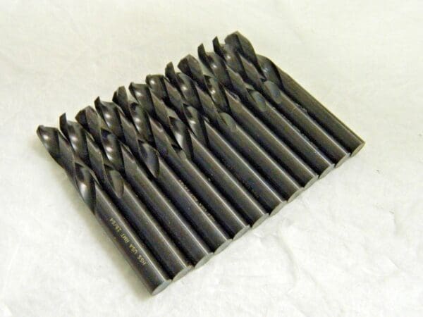 Hertel Jobber Drills Oxide 19/64" Dia. x 4-3/8" OAL 135° HSS Qty. 12 #84579200