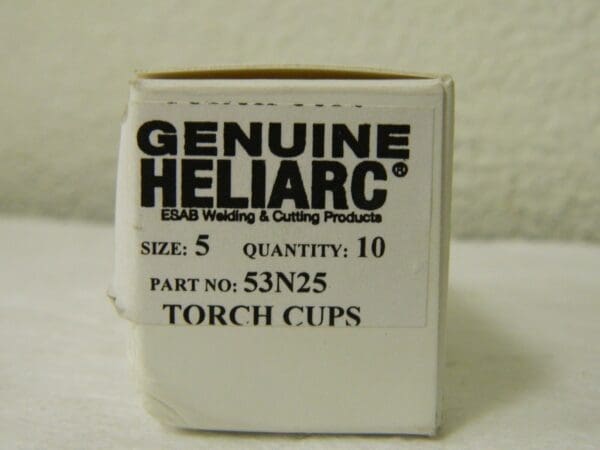 ESAB Genuine Heliarc Ceramic Cups 5/16" #5 Spare Part 10 Pack 53N25