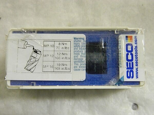 Seco Carbide Milling Tip Insert MP16 M04 Grade MP3000 0.625" Cut Diam 4FL 67106