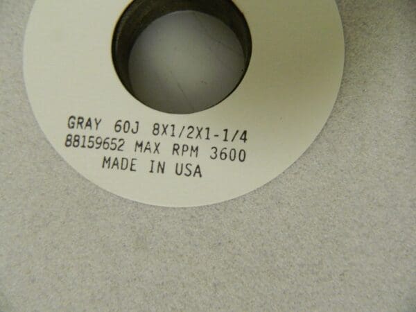 Pro Surface Grinding Wheel J Hardness 60 Grit 8" x 1-1/4" x 1/2" 88159652