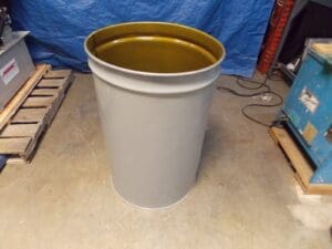 Justrite Fire Resistant Steel Drum 55 Gal. Capacity 23-3/4" x 35-1/2" #26455