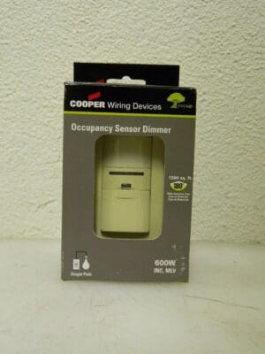 Cooper Infrared Occupancy Sensor Wall Switch 1,000 Square Ft. Coverage OS106D1-V