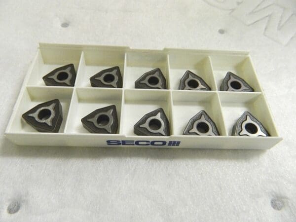 Seco Carbide Turning Inserts 5.15 mm Dia WNMG080412-M6 Grade TP1500 Qty 10 76191