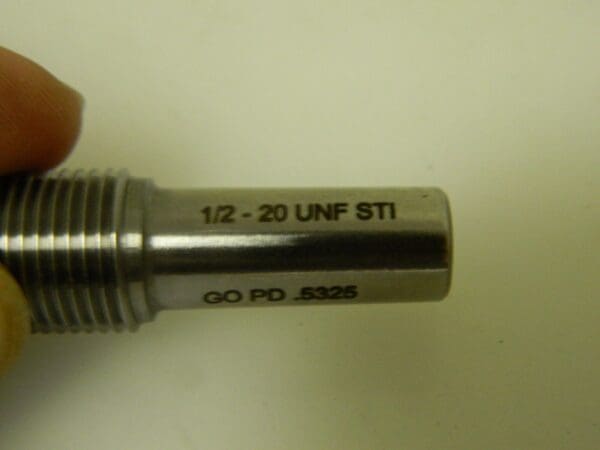 GF Gage Plug Thread Insert Go Gage 1/2-20 Thread H050020GK