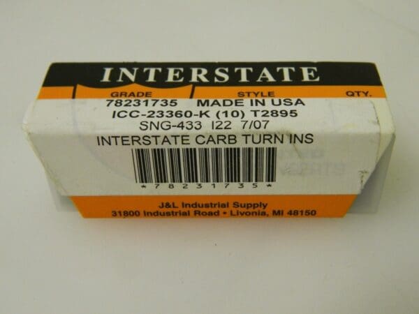 Interstate Turning Inserts 10 Pack SNG-433 78231735