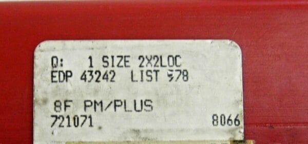 Cleveland PM-Plus Coarse Roughing End Mill Style 578 2"x2" 8FL C43242