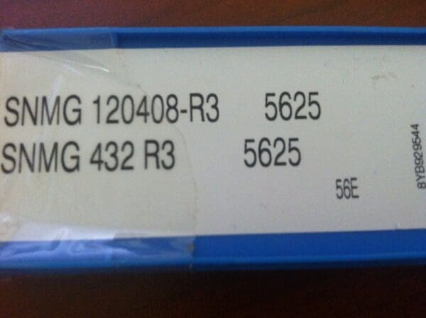 Valenite SNMG120408-R3 SNMG432-R3 5625 Indexable Carbide Turning Inserts #00550