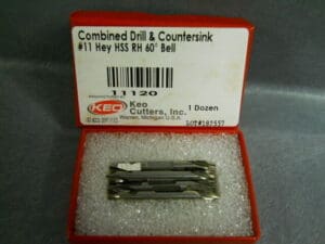 Keo Cutters Inc. 11120 #11 HSS Right Hand 60º Bell Countersink & Drill USA