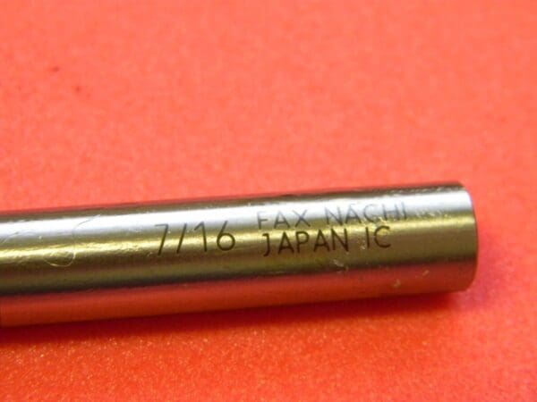 Nachi 7591P 7/16" Oil Hole 5D Fax Straight Shank Powder Metal SG Coated Drill